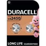 Battery Lithium, Button Cell, CR2450, 3V Blister (2-Pack) (152137) - Duracell