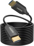 Câble HDMI Fibre Optique 20m, 4K HDMI 2.0 Cable Supporte 4K 60Hz, 18Gbps, HDCP 2.2, 3D,HDTV, Compatible avec PS5 Lecteur Blu Ray Xbox 360 PS4 PS3 PC