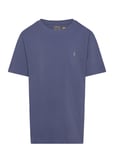 Ralph Lauren Kids Cotton Jersey Crewneck Tee Blå