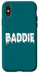 Coque pour iPhone X/XS BADDIE Style horreur