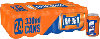 IRN-BRU Fizzy Drink Cans, 330ml (Pack of 24) UK Free & Fastest one day delivery.