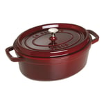 Staub La Cocotte Pata Ovaali 29 cm, Valurauta Grenadiini punainen 40509-364-0