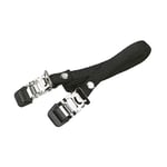 BBB Bike+Tight Toe Clip Pedal Straps Road Urban BPD30 - Black