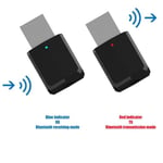 USB Bluetooth 5.0 langaton äänisovitin lähetinvastaanotin 2 in 1 TV Kannettava tietokone Auton kodin äänijärjestelmä