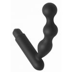 Vibrating Prostate Massager Trek Curved Silicone Beaded Anal Vibe Male Sex Toys