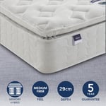 Silentnight Medium Firm Miracoil Memory Pillowtop Mattress