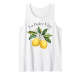 La Dolce Vita Lemon Italian Summer Limoncello Amalfi Coast Tank Top