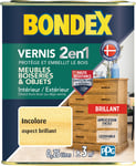 Bondex Vernis bois intérieur et extérieur 2 en 1 bondex - Aspect brillant 250 ml