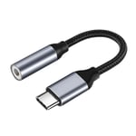 USB C till 3,5 mm-uttag, USB C 3,5 mm-adapter, USB C-aux-adapter