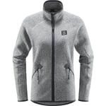 Haglöfs RISBERG W FLEECE JKT GREY, GRÅ, 42 - XL, DAM