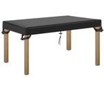 VniYors Housse Table De Jardin - Bache De Protection Exterieur, 600D Oxford Tissu Housses pour Mobilier De Jardin Imperméable et indéchirable, Applicable à Salon De Jardin Exterieur（150×90×15CM）