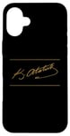 iPhone 16 Plus Signature M.K. Atatürk Founder of the Turkish Republic Case