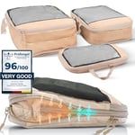 Compression Packing Cubes for Travel - Safe Space with Compression Bags for Travel - Travel and Camping Essentials - Travel Compression Packing cubes - Travel Compression Packing Cubes