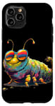 Coque pour iPhone 11 Pro Lunettes de soleil colorées Caterpillar Insect