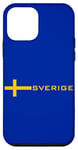 Coque pour iPhone 12 mini Drapeau de la Suède - Sport - Maillot de sport - Style Sverige