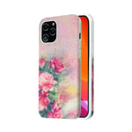 Kingxbar Glitter Case - Rose Flower (iPhone 12/12 Pro)