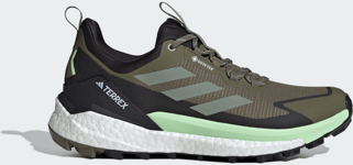 Adidas Adidas Terrex Free Hiker 2.0 Low Gore-tex Vandringsskor Trekkingkengät OLIVE STRATA / SILVER GREEN / CORE BLACK