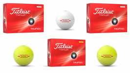 Titleist 2024 TruFeel - 3 dussin, 1 x White + 2 x Yellow