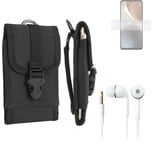 Holster for Motorola Moto G32 + EARPHONES belt bag pouch sleeve case Outdoor Pro