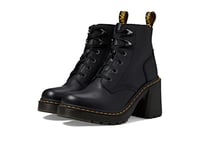 Dr. Martens Women's Jesy 6 Tie Boot Fashion, Black Sendal, 8 US