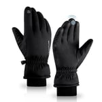 Mokani Gants d'hiver, Gants Chaud pour Homme Femme, Gants vélo tactiles pour Le Cyclisme, la Course à Pied et Les Sports en Plein Air - pour Femmes et Hommes