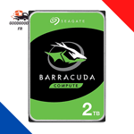 SEAGATE - Disque dur Interne BarraCuda 2To HDD – 3,5" SATA 6 Gbit/s 7200 tr/min