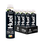 Huel Black Edition Ready-to-Drink | Vanilla Flavour High Protein Drink | 35g Protein Per Bottle | Not Just A Meal Replacement Shake | Complete Nutrition, Plant-Based, Gluten-Free | (8x 500ml bottles)