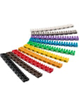 Pro Cable marker clips 'Digits 0-9' for cable diameters up to 2.5 mm