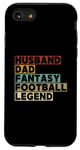 Coque pour iPhone SE (2020) / 7 / 8 Mari et papa Fantasy Football Legend Funny Men Retro