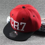 Ny Fashion Barn   Keps Hat Pojkar Flickor Barn Messi Snapback Mössor Hip Hop Mössor   röd CR7 red CR7