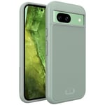 TUDIA MergeGrip Coque Compatible avec Google Pixel 8a (2024), [Double Couche] Résistante Aux Chocs Fine de Qualité Militaire Antidérapante Robuste (Lys Vert)