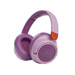 JBL JR 460 NC Over-Ear Wireless Headphones for Children with Sound Safe Technology and Lightweight Padded Design, Pink