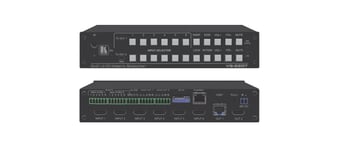 KRAMER VS-62DT 6x2 4K60 4:2:0 HDMI/HDBaseT Long-Reach PoE Matrix Switcher - video/audio switch - rackmonterbar