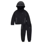 Nike Combinaison pour enfants Tech polaire noire, Noir, 4-5 ans