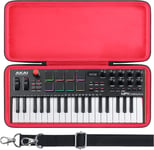 co2CREA Travel Hard Case for AKAI Professional MPK Mini Plus 37 Key USB MIDI Ke