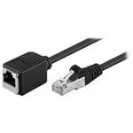 Rallonge cable RJ45 Cat 5e F/UTP (noir) - 3 m