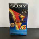 3 SONY  VHS  Excellence 120 min Sous blister E-120VHFG Pal Secam Hi Fi Surround