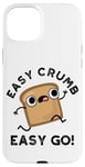 Coque pour iPhone 15 Plus Easy Crumb Easy Go Jeu de mots amusant