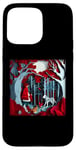 Coque pour iPhone 15 Pro Max Illustration en papier découpé Petit Chaperon rouge