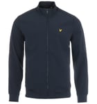 Lyle & Scott Mens Zip Through Funnel Neck Soft Shell Jacket - Dark Navy - Size Small