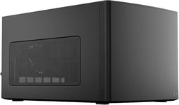 Node 304-Black-Mini Cube Compact Computer Case-Small Form Factor-Mini ITX-mITX-High Airflow-Modular Interior-3X Silent R2 120mm Fans Included-USB 3.0