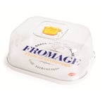 Snips, Boîte à Fromage Ferme 3 LT, Boîte de Conservation Plateau avec 2 fermetures de sécurité, Dôme Transparent, Boite Rangement Frigo 27 x 20 x 11 cm, Made in Italy, 0% BPA e phthalate free