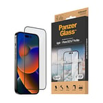 PanzerGlass™ Anti-Reflective screen protector for iPhone 14 Pro Max - shockresistant tempered glass for iPhone with matt surface - case friendly full screen protector - with mounting aid