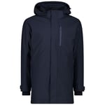 CMP, PARKA SNAPS HOOD, 33K3847, Dark Blue, 58, Man