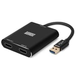 Tihokile Carte d'Acquisition Vidéo HDMI vers USB 2.0, Carte de Capture  vidéo 1080P@30 FPS avec Adaptateur USB A vers USB C et Adaptateur Mini HDMI