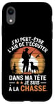 Coque pour iPhone XR Cadeau idée Drôle Chasseur Homme Chasseur Humour Chasse