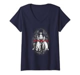 Womens Annabelle Lace Potrait V-Neck T-Shirt