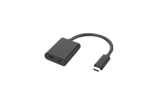 MicroConnect USB-C til hovedtelefon-jackstik/opladningsadapter