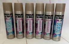 Impulse - Be Surprised x 4 & Tease x 2 Body Fragrance bundle 6 x 75ml total