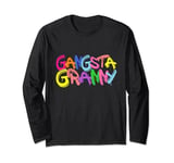 Emo Gangsta Granny Gangster Grandmother Grandma Grammy Long Sleeve T-Shirt